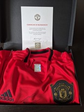 Signed Man Utd 19/20 Treble