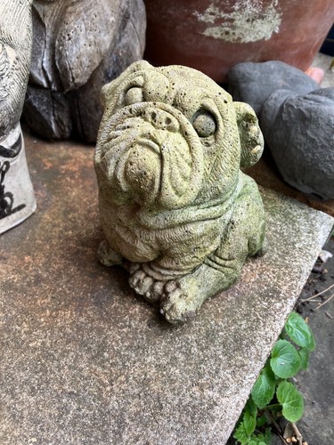 Bulldog garden ornament - bulldog,