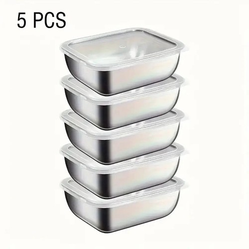 5pcs stainless steel food - stainless,