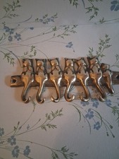Brass Cat Key Holder Wall