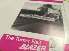 TURNER  Engineering the Turner Flail Blazer Mower Original 1974 Brochure