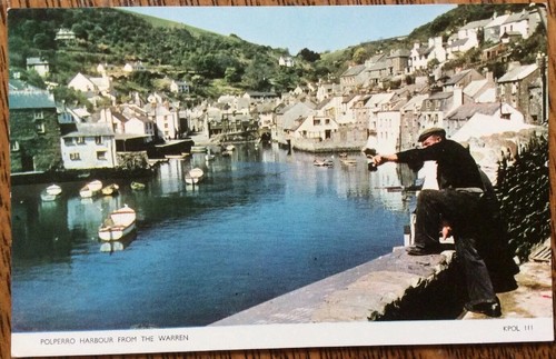 Polperro harbour from - harbour, the