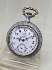 Vintage metal ROYCE 17 JEWELS pocket watch working Ref3751