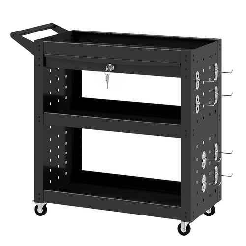 Tool cart with - with, lockable