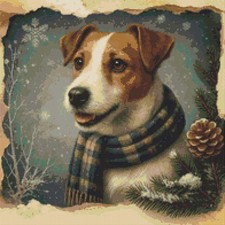 Jack Russell Puppy Dog Vintage