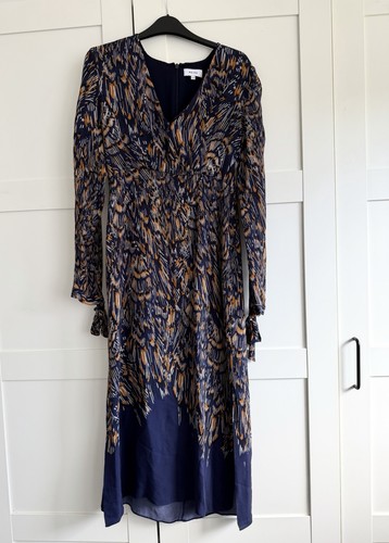 Reiss navy blue midi summer