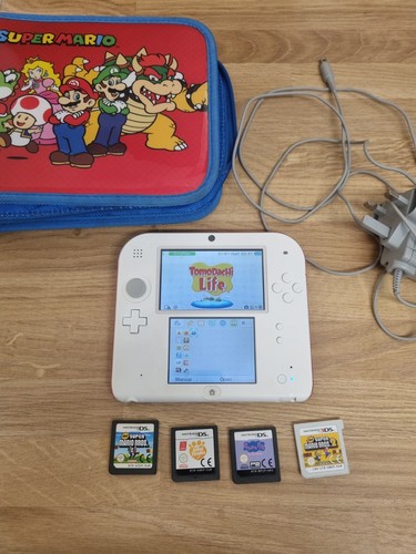 Nintendo 2ds white - 2ds, red