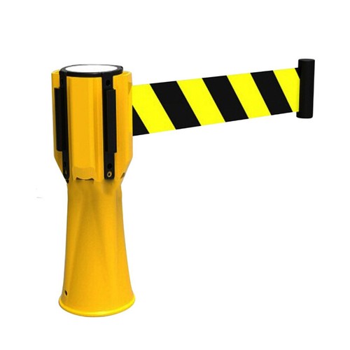 Yellow red traffic cone - yellow,
