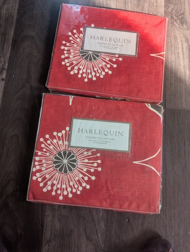 Harlequin poppy pillowcases - harlequin,