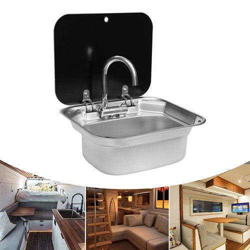 Folding kitchen sink unit - rv,