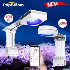 PopBloom 60W 90W WiFi Reef LED Aquarium Lighting for Marine Fish Coral SPS LPS