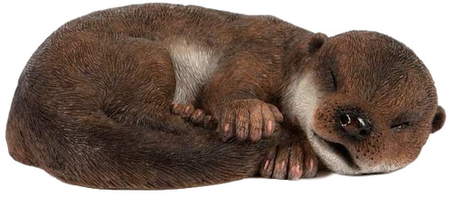 Sleeping baby otter pup - sleeping,
