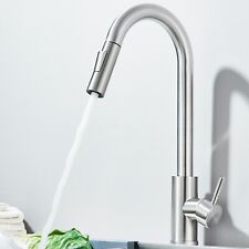 Modern Kitchen Sink Mixer Taps Pull Out 360° Spout Spray Single Lever Mono Tap