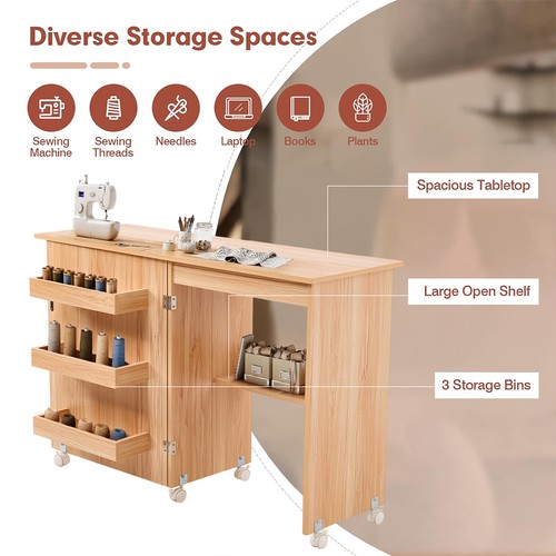 Folding sewing table - sewing,
