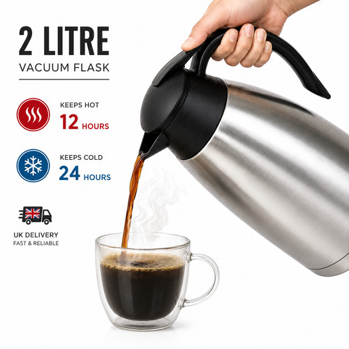 Vacuum flask push button - vacuum,