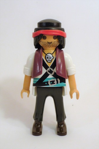 Playmobil pirate man - wc-3,