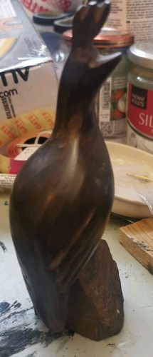 Vintage ironwood quail carved - vintage,