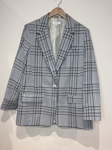 Primark checked blazer - checked, size