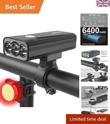 Bike light set 6400 mah - usb, c