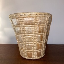 Vintage Wicket Straw Waste