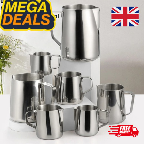 Stainless steel milk jug - stainless,
