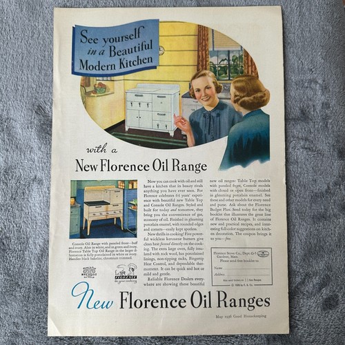 1936 florence oil range - 1936,