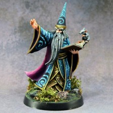 Reaper 25th Silver Anniversary 01606 Darius the Blue Limited Edition Wizard D&D