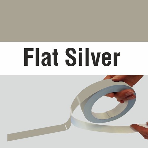 Flat silver car - silver,
