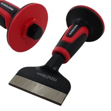 Brick Bolster Chisel With Hand Guard 4" 102mm Electricians Bolster Soft Grip