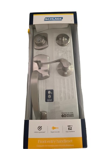 Schlage front entrance handset - front,