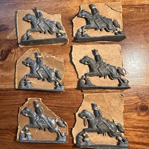 Vintage lead cavalry horse - vintage,