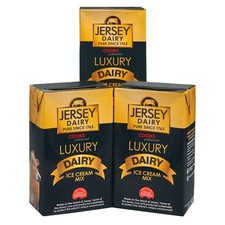 Jersey Dairy Ice Cream Mix Luxury Soft Serve Creamy Vanilla Icecream Mixture