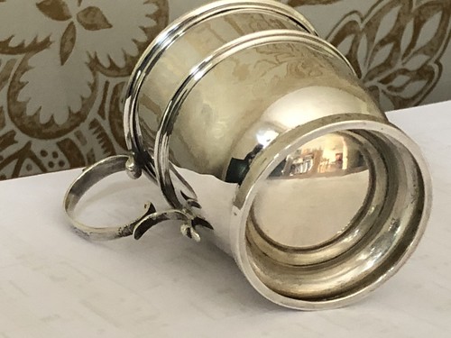 Solid silver child mug - silver, child’s
