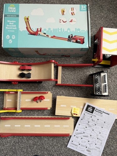 Little town aldi wooden red - little,