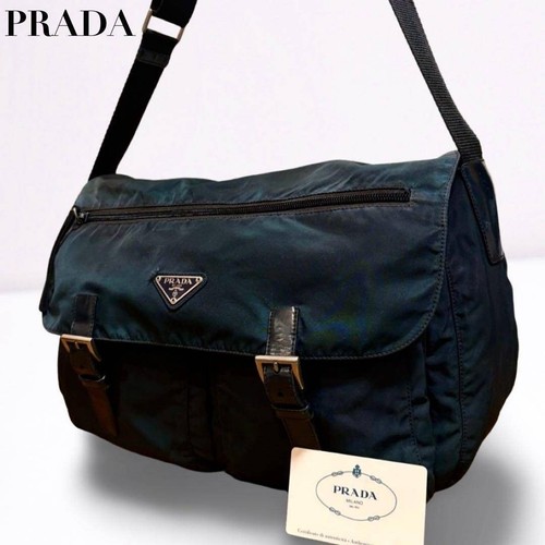 Prada messenger bag shoulder - bag,