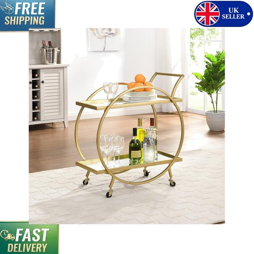 Elegant gold metal bar - gold, cart