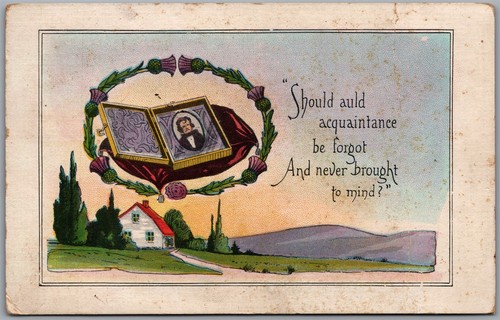 Postcard c1931 literary robert - c1931,