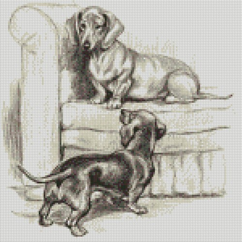Cross stitch pattern - cross,