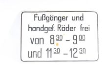 Old Traffic Sign Information Sign Pedestrian Free Vintage