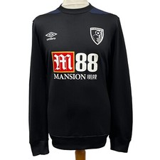 BOURNEMOUTH 2018/19 Umbro Sweatshirt (L) Football Training Drill Soccer AFC