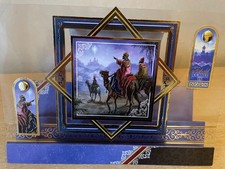 Handmade personalised acetate religious Christmas card Jesus Mary Joseph