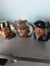 Collection of 3 Toby Jugs
