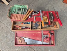Vintage carpenters tools with tool box