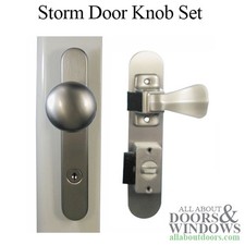 Storm Door Knob Set + Keyed