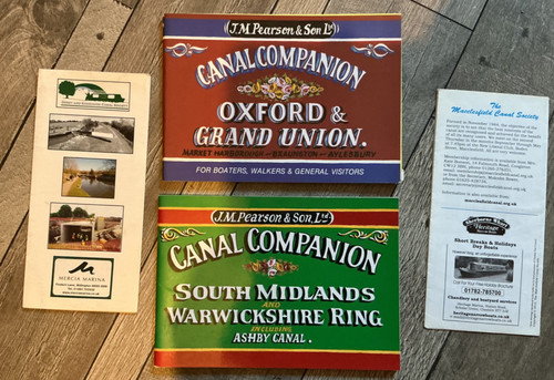 Various canal guide - books, bulk