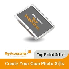 Blank Acrylic Fridge Magnet 50x35mm C1 Insert Size - Personalisable Photo Gifts