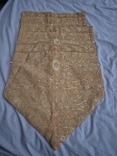 Luxury set of used Royal Doulton curtain swags in gold (3 panels)