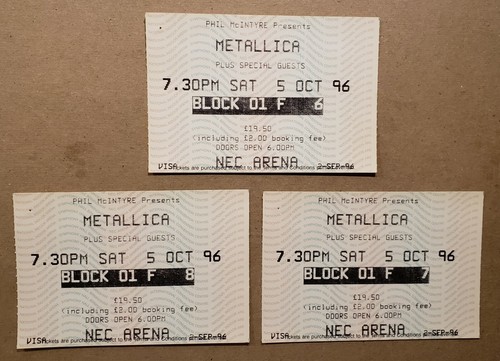 Metallica set 1996 large - set, 3