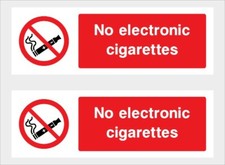 No E-CIg Sticker x2