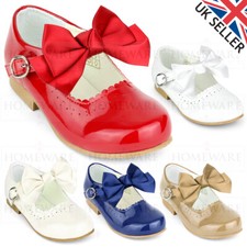GIRLS BOW SHOES SPANISH STYLE